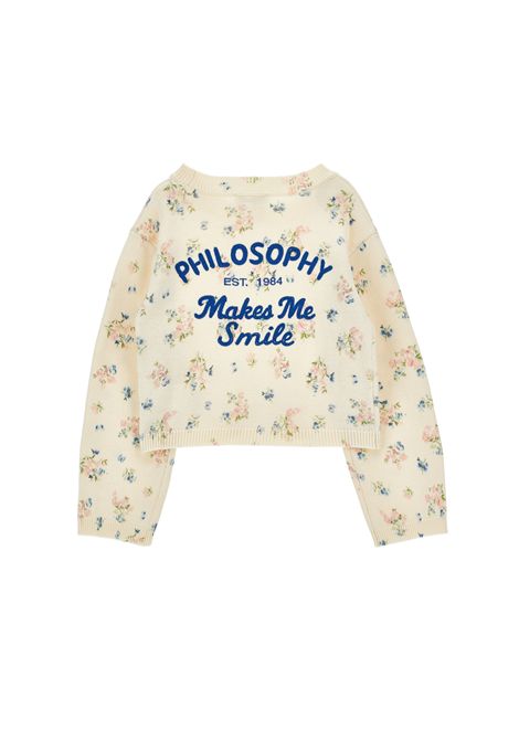 Pull con stampa PHILOSOPHY KIDS | I9H615 8717029F